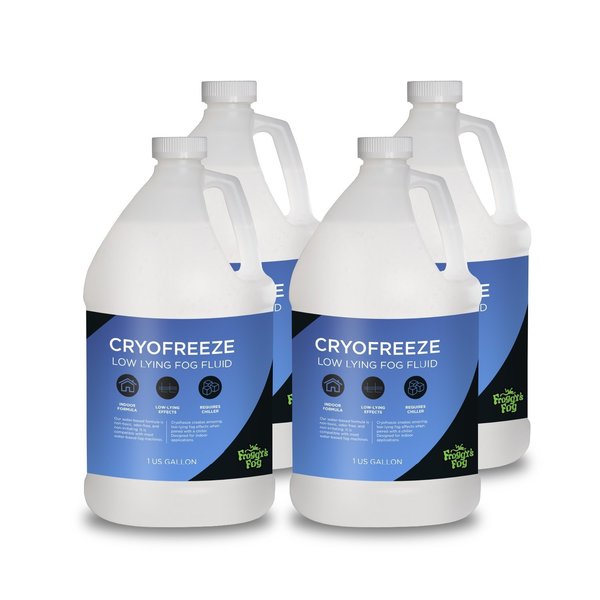 Froggy'S Fog Cryofreeze Indoor Low Lying Fog Fluid - 4 Gallon Case DS-CF-4